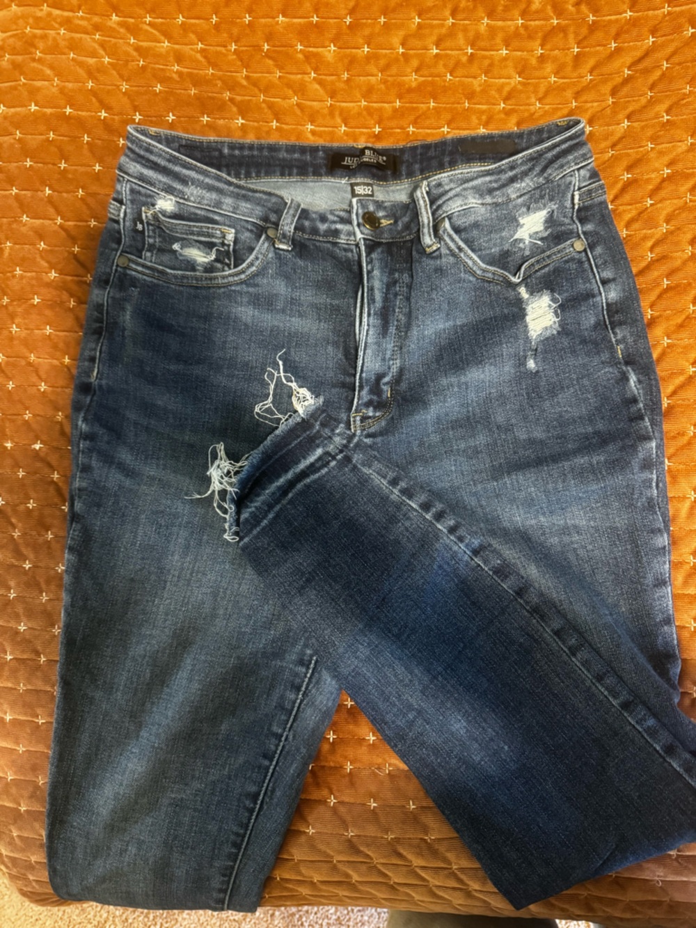 Judy Blue Distressed Women's Jeans